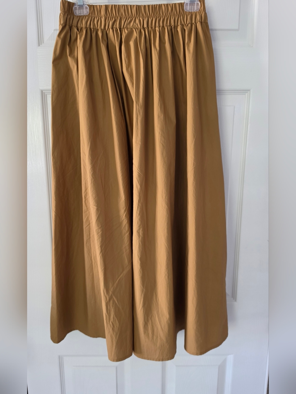 Classic Brown Picnic Skirt with Pockets Paper Bag Skirt Small - Picture 3 of 7